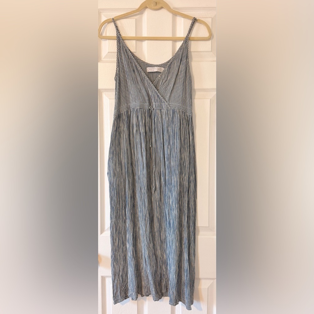 Christy Dawn Lincoln blue gingham dress - Picture 2 of 5